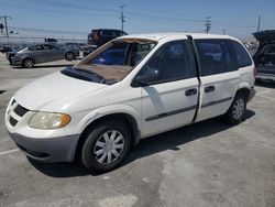 Salvage cars for sale from Copart Sun Valley, CA: 2002 Dodge Caravan SE
