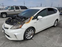 Salvage cars for sale at Sun Valley, CA auction: 2014 Toyota Prius V
