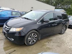 Salvage cars for sale at Seaford, DE auction: 2015 Honda Odyssey Touring