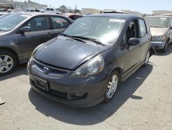 Salvage cars for sale from Copart Martinez, CA: 2008 Honda FIT Sport