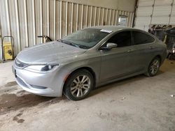 Salvage cars for sale at Abilene, TX auction: 2016 Chrysler 200 Limited
