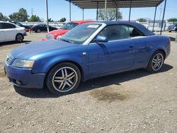 Salvage cars for sale from Copart San Diego, CA: 2003 Audi A4 1.8 Cabriolet