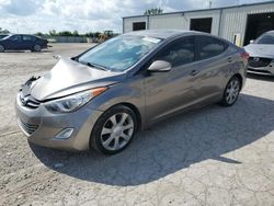 Salvage cars for sale at Kansas City, KS auction: 2012 Hyundai Elantra GLS