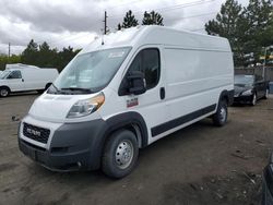 Salvage cars for sale at Denver, CO auction: 2020 Dodge RAM Promaster 2500 2500 High