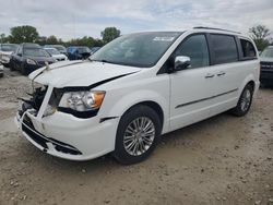 Salvage cars for sale from Copart Des Moines, IA: 2015 Chrysler Town & Country Touring L