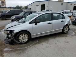 Salvage cars for sale from Copart New Orleans, LA: 2009 Honda Civic VP