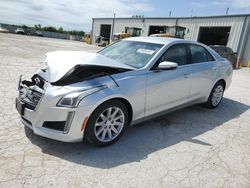 Salvage cars for sale at Kansas City, KS auction: 2016 Cadillac CTS