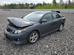 Salvage cars for sale at Windham, ME auction: 2009 Toyota Corolla Base