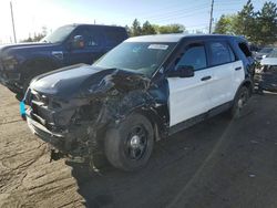 Salvage cars for sale at Denver, CO auction: 2016 Ford Explorer Police Interceptor