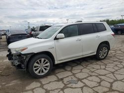 Salvage cars for sale at Indianapolis, IN auction: 2011 Toyota Highlander Hybrid Limited