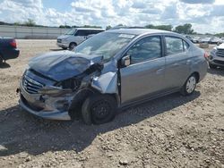 Salvage cars for sale at Kansas City, KS auction: 2019 Mitsubishi Mirage G4 ES