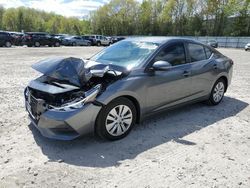 Salvage cars for sale at North Billerica, MA auction: 2021 Nissan Sentra S