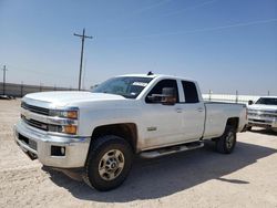 Salvage cars for sale from Copart Andrews, TX: 2017 Chevrolet Silverado K2500 Heavy Duty LT