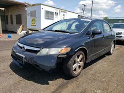 Honda salvage cars for sale: 2007 Honda Civic EX