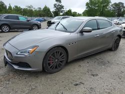 Salvage cars for sale at Hampton, VA auction: 2019 Maserati Quattroporte S