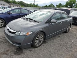 Salvage cars for sale at York Haven, PA auction: 2009 Honda Civic EXL