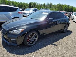 Salvage cars for sale from Copart Ontario Auction, ON: 2017 Infiniti Q50 RED Sport 400