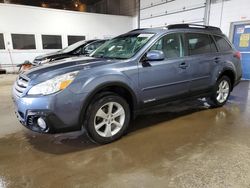 Salvage cars for sale from Copart Blaine, MN: 2014 Subaru Outback 2.5I Premium