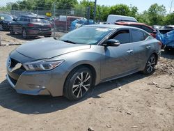 Nissan salvage cars for sale: 2017 Nissan Maxima 3.5S