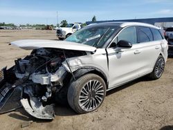 Salvage cars for sale at Woodhaven, MI auction: 2022 Lincoln Corsair Reserve