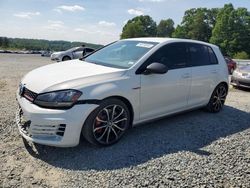 Salvage cars for sale at Concord, NC auction: 2016 Volkswagen GTI S/SE
