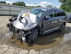 Salvage cars for sale at Shreveport, LA auction: 2019 Infiniti QX60 Luxe