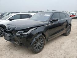 Salvage cars for sale at Houston, TX auction: 2018 Land Rover Range Rover Velar R-DYNAMIC SE