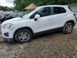 Vehiculos salvage en venta de Copart Knightdale, NC: 2016 Chevrolet Trax LS