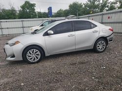 Salvage cars for sale from Copart Walton, KY: 2018 Toyota Corolla L
