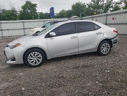 Toyota Corolla l salvage cars for sale: 2018 Toyota Corolla L