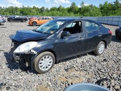 Salvage cars for sale at Windham, ME auction: 2012 Nissan Versa S