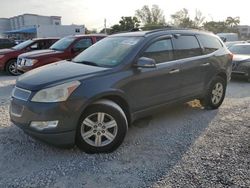 Salvage cars for sale at Opa Locka, FL auction: 2011 Chevrolet Traverse LT