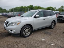 Salvage cars for sale at Chalfont, PA auction: 2015 Nissan Pathfinder S