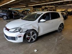 Salvage cars for sale at Dyer, IN auction: 2012 Volkswagen GTI