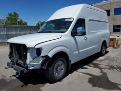 Salvage trucks for sale at Littleton, CO auction: 2017 Nissan NV 2500 S