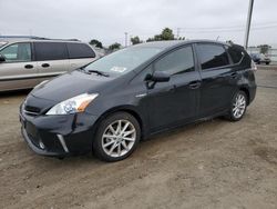 Salvage cars for sale from Copart San Diego, CA: 2012 Toyota Prius V
