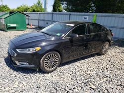 Salvage cars for sale from Copart Windsor, NJ: 2018 Ford Fusion TITANIUM/PLATINUM