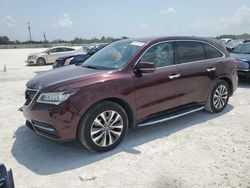 Salvage cars for sale from Copart Arcadia, FL: 2014 Acura MDX Technology