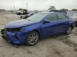 Salvage cars for sale at Franklin, WI auction: 2016 Toyota Camry LE