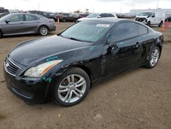 Salvage cars for sale at Brighton, CO auction: 2010 Infiniti G37