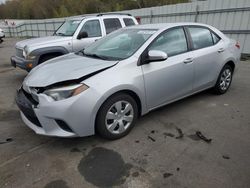 Salvage cars for sale at Assonet, MA auction: 2014 Toyota Corolla L