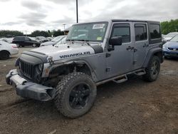 Salvage cars for sale from Copart East Granby, CT: 2016 Jeep Wrangler Unlimited Sport