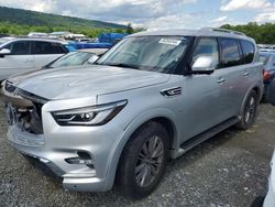 Salvage cars for sale from Copart Hillsborough, NJ: 2019 Infiniti QX80 Luxe