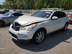 Salvage cars for sale at Glassboro, NJ auction: 2017 Infiniti QX50