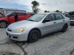 Salvage cars for sale from Copart Tulsa, OK: 2006 Honda Accord Value