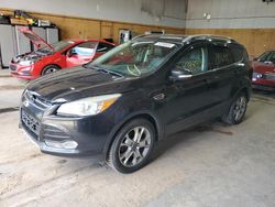 Salvage cars for sale at Kincheloe, MI auction: 2014 Ford Escape Titanium