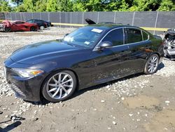 Salvage cars for sale from Copart Waldorf, MD: 2017 Alfa Romeo Giulia