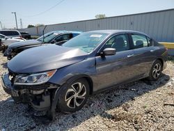 Salvage cars for sale at Franklin, WI auction: 2017 Honda Accord LX