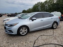 Salvage cars for sale from Copart Houston, TX: 2017 Chevrolet Cruze LT