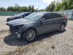 Salvage cars for sale from Copart Riverview, FL: 2015 Chevrolet Malibu 1LT